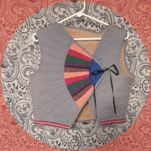 🌟🌈VINTAGE Multi Color Upcycled Vest